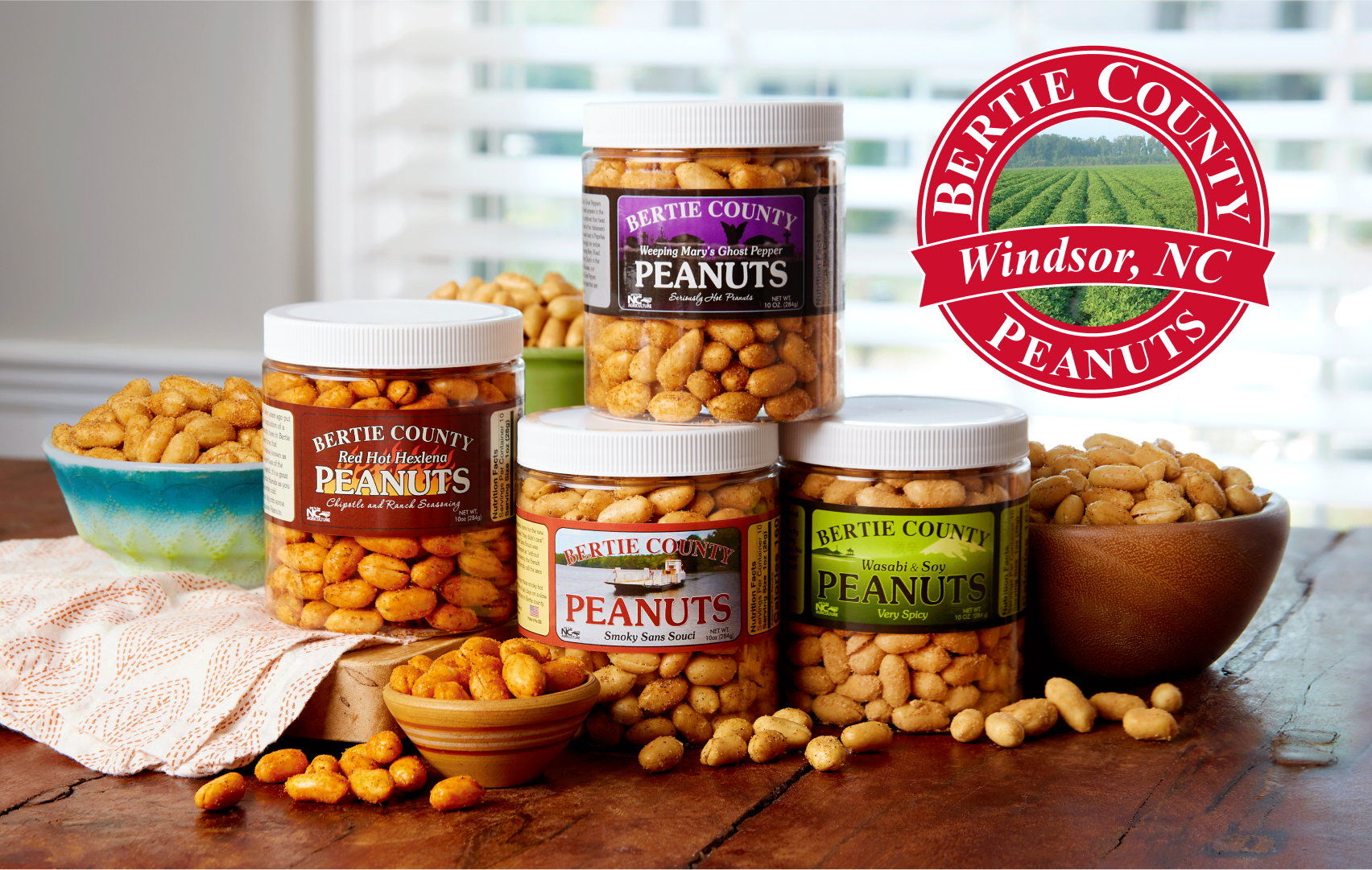 Salted & Seasoned Peanuts