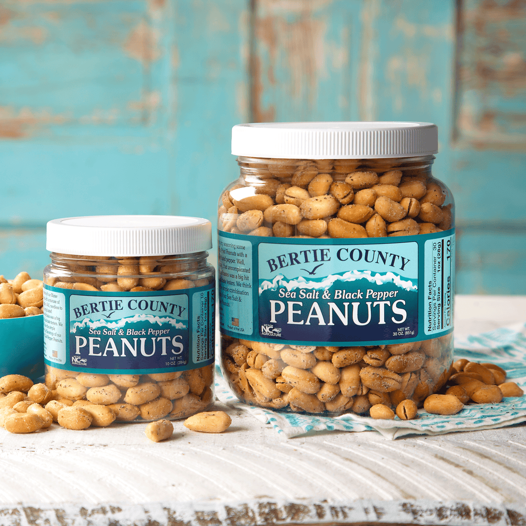 Sea Salt & Black Pepper Peanuts | Bertie County Peanuts
