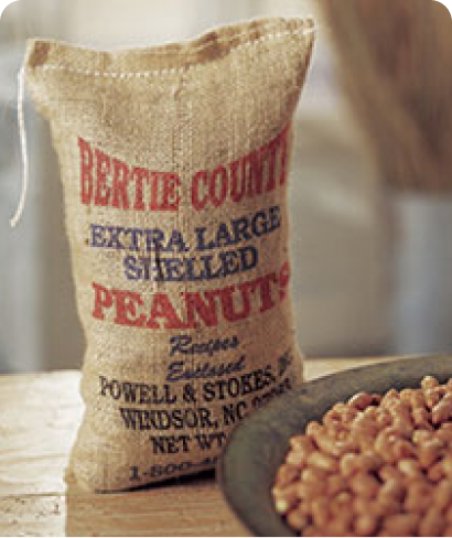 A bag of extra large shelled peanuts