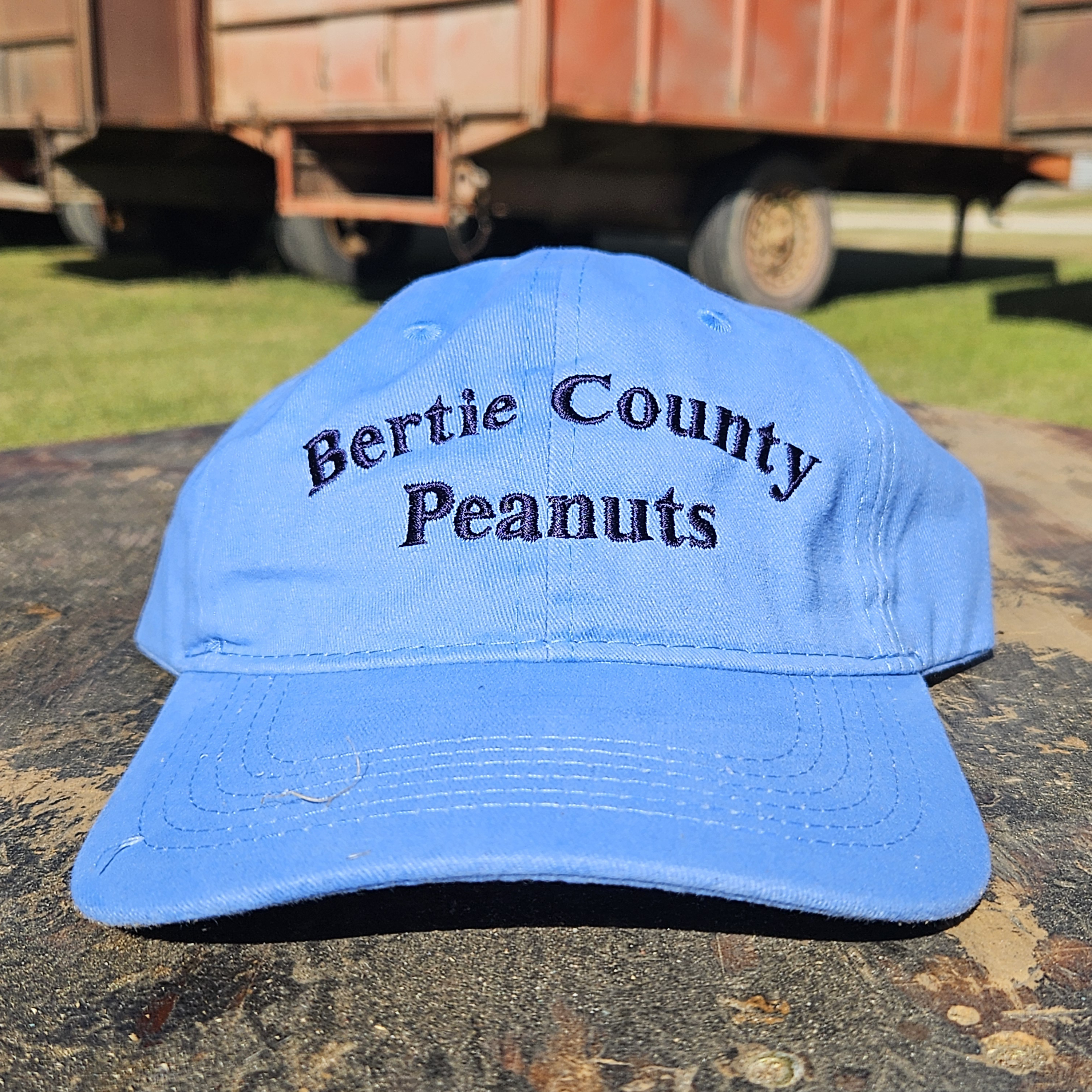 Blue low profile Bertie County Peanuts hat