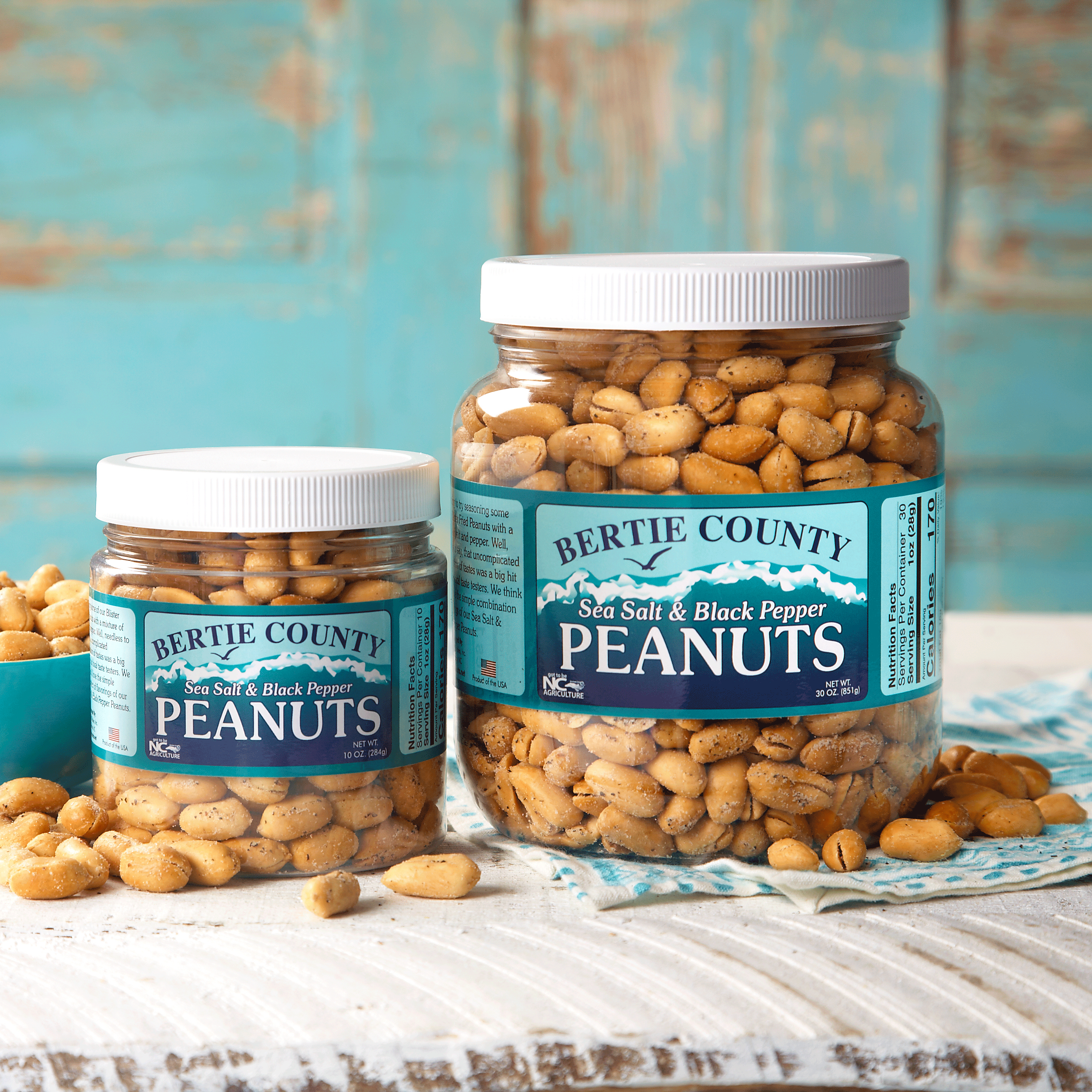 Sea Salt and Black Pepper Peanuts