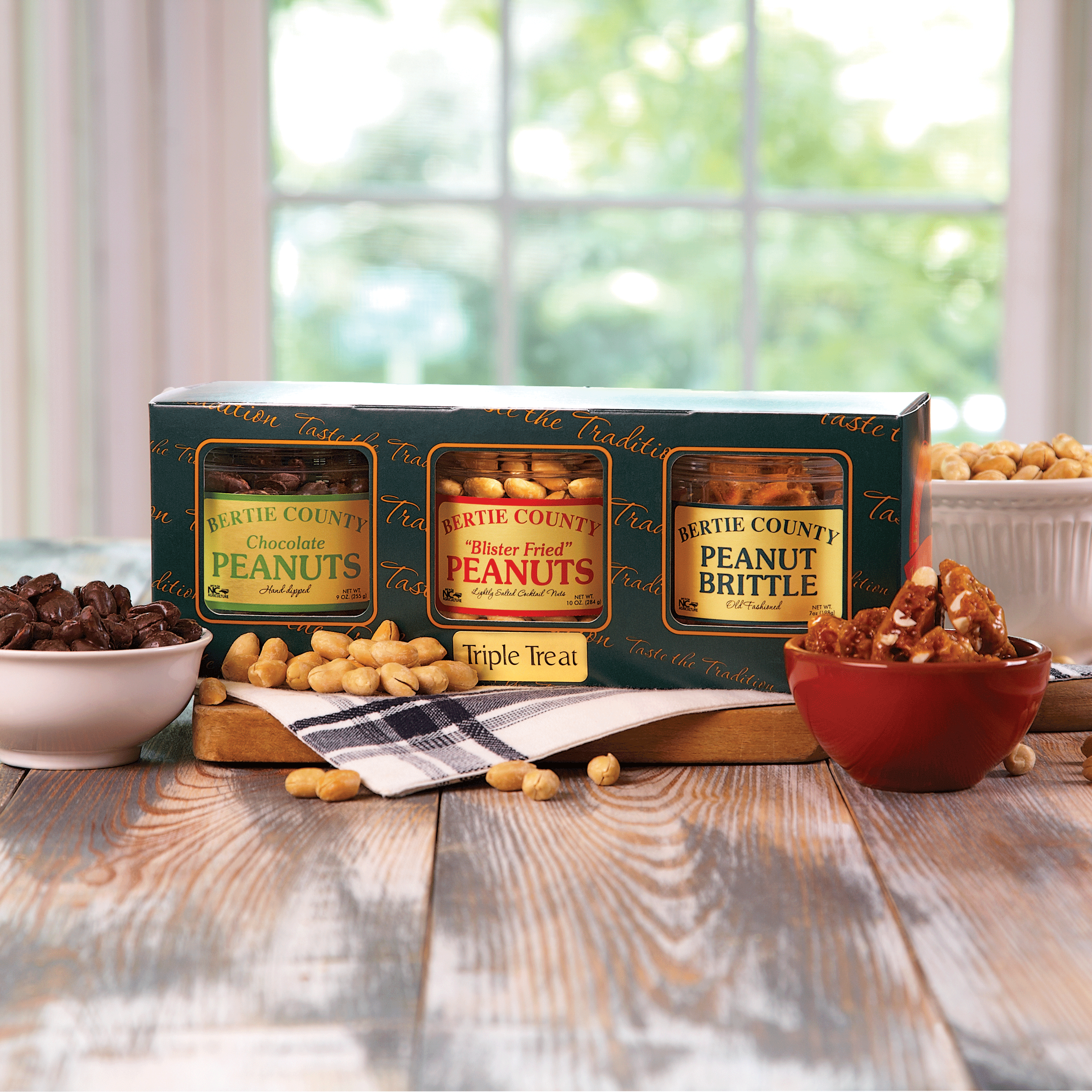 Triple Treat nuts gift set