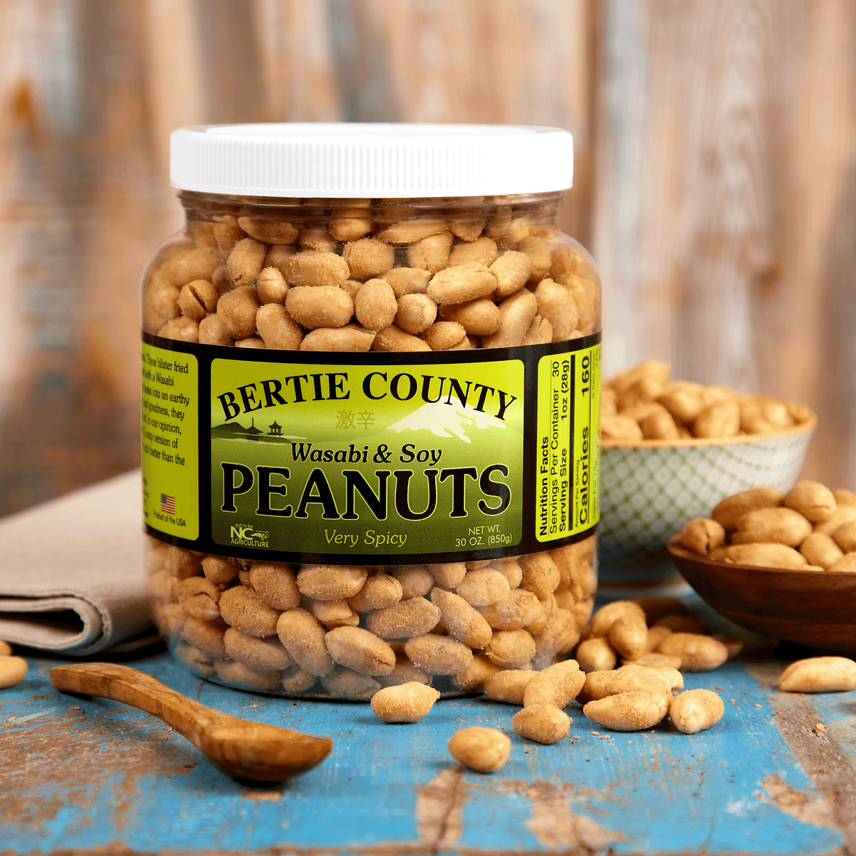 値下げ　maison de sabre スイカ　PEANUTS Wasabi & Soy Peanuts | Bertie County Peanuts